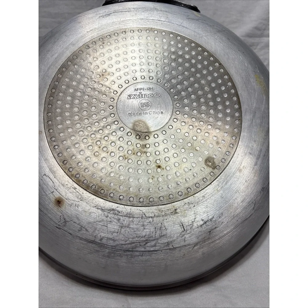 Winco AFP12AH Gladiator™ 12 in Aluminum Fry‎ Pan